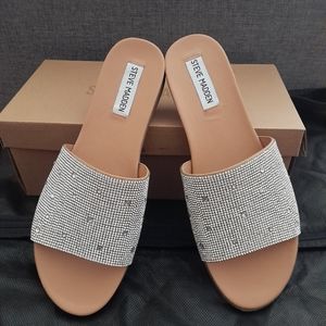 Steve Madden | Shoes | Kiloh Rhinestone Sandals By Steve Madden Size | Poshmark